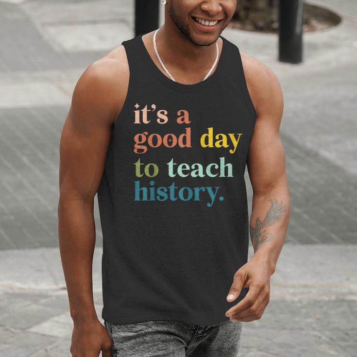 It's A Good Day To Teach History Teacher Men Women Men Tank Top, History Teacher Tank Tops, funny gift