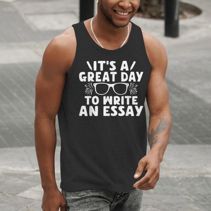 Its a Good Day To Write An Essay English Teacher Men Tank Top, English Teacher Tank Tops, funny gift Its a Good Day To Write An Essay English Teacher Men Tank Top, English Teacher Tank Tops, funny gift