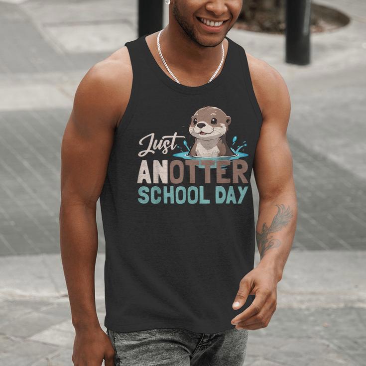 Just Anotter School Day Cute Otter Lover Teacher Student Men Tank Top, funny gift