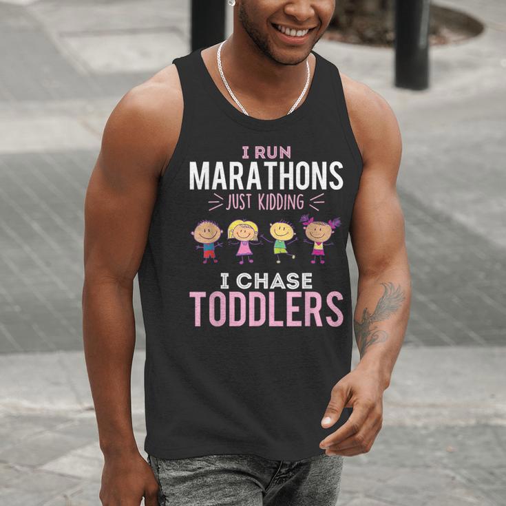 Just Kidding I Chase Toddlers Daycare Provider Nanny Teacher Men Tank Top, funny gift Just Kidding I Chase Toddlers Daycare Provider Nanny Teacher Men Tank Top, funny gift