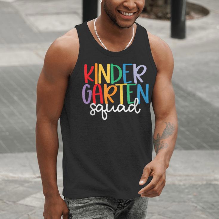 Kindergarten Squad Team Crew Teacher Back To School Men Tank Top, funny gift