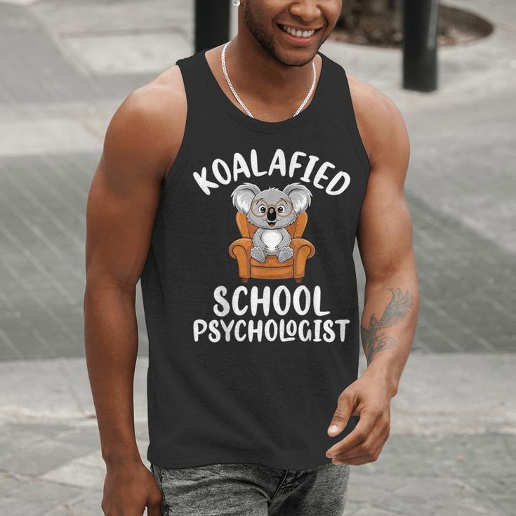 Koalafied School Psychologist Koala Lover Psychology Teacher Men Tank Top, funny gift