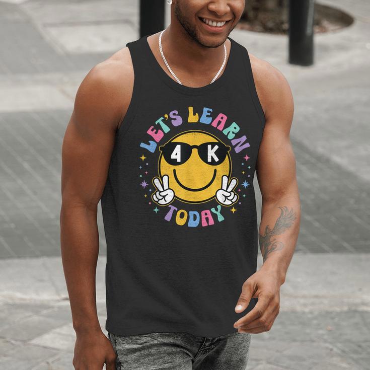 Lets Learn Today Shirt Smile Face 4K Teacher Back To School Men Tank Top, funny gift Lets Learn Today Shirt Smile Face 4K Teacher Back To School Men Tank Top, funny gift
