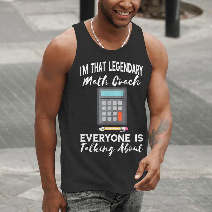 Legendary Math Coach Mathematics Calculator Math Teacher Men Tank Top, funny gift Legendary Math Coach Mathematics Calculator Math Teacher Men Tank Top, funny gift