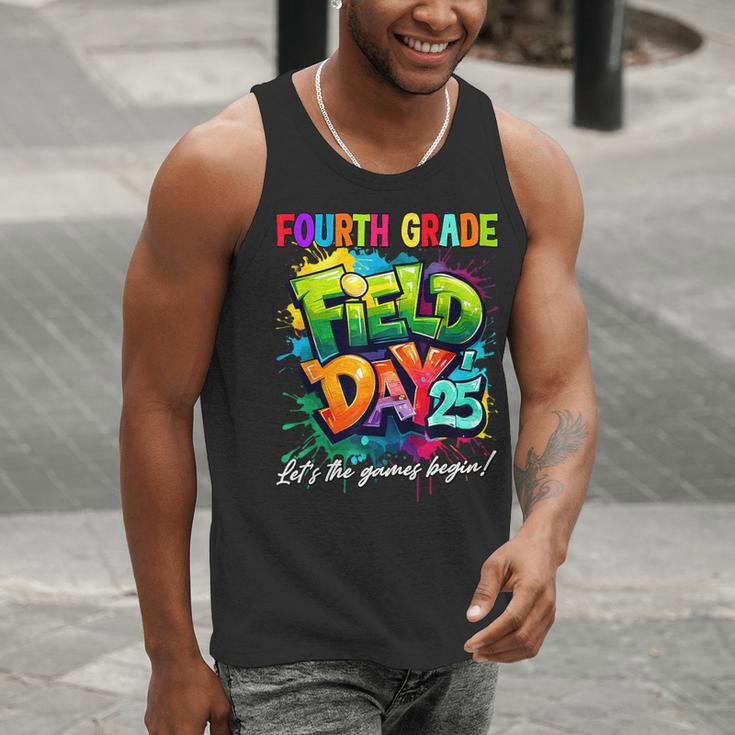 Let The Games Begin Fourth Grade Field Day 2025 Teacher Kid Men Tank Top, funny gift