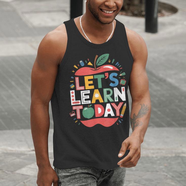 Let's Learn Today Teacher Motivational Back To School Men Tank Top, funny gift Let's Learn Today Teacher Motivational Back To School Men Tank Top, funny gift
