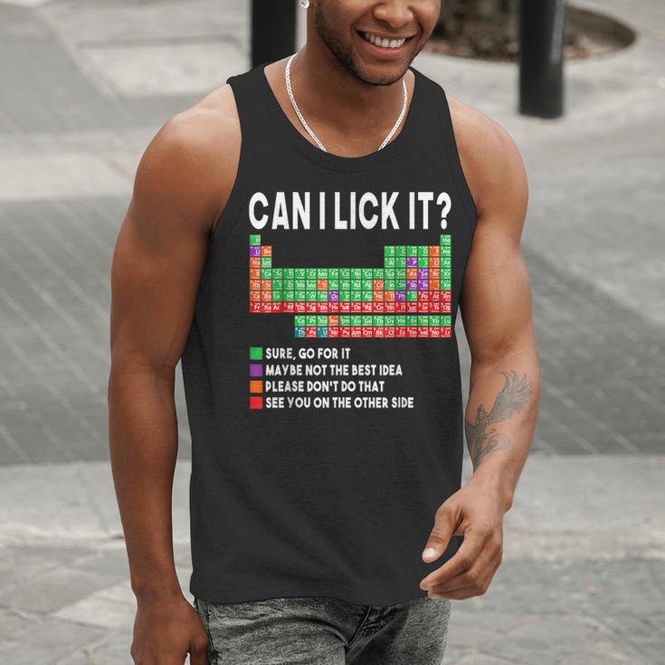Can I Lick It Periodic Table Science Teacher Boy And Girls Men Tank Top, Science Teacher Tank Tops, funny gift