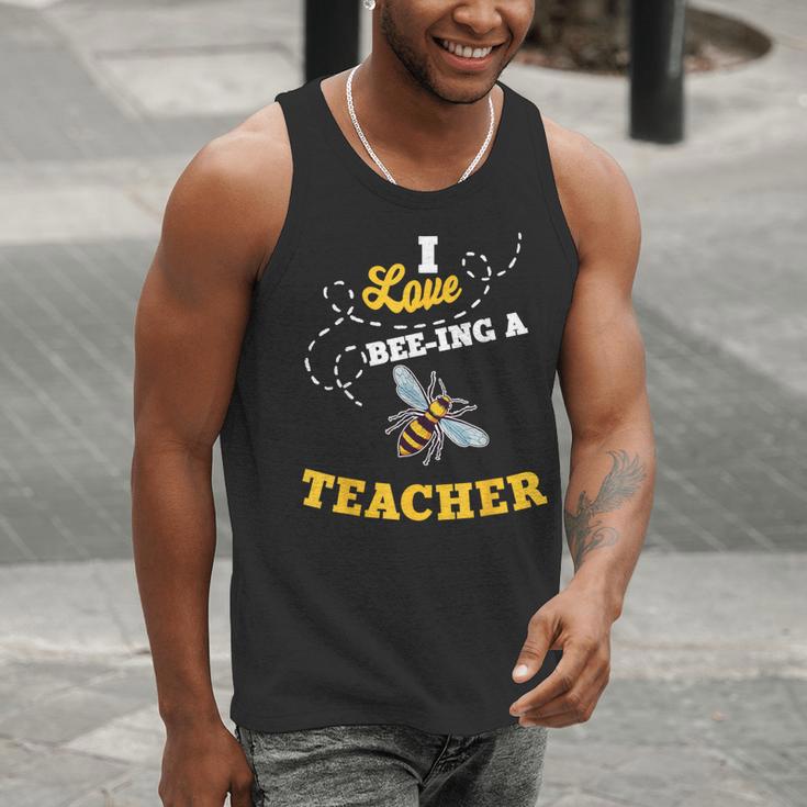 I Love Bee-Ing A Teacher Honey Bee Job Profession Men Tank Top, funny gift I Love Bee-Ing A Teacher Honey Bee Job Profession Men Tank Top, funny gift