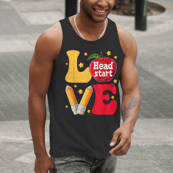 Love Headstart Head Start Teachers First Day Of School Men Tank Top, funny gift Love Headstart Head Start Teachers First Day Of School Men Tank Top, funny gift