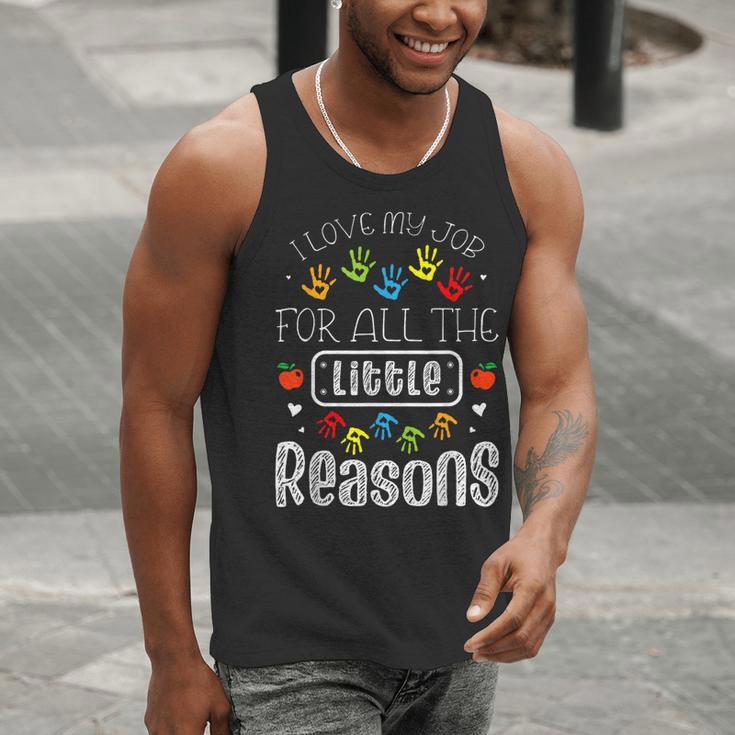I Love My Job For All The Little Reasons Kid Daycare Teacher Men Tank Top, funny gift I Love My Job For All The Little Reasons Kid Daycare Teacher Men Tank Top, funny gift