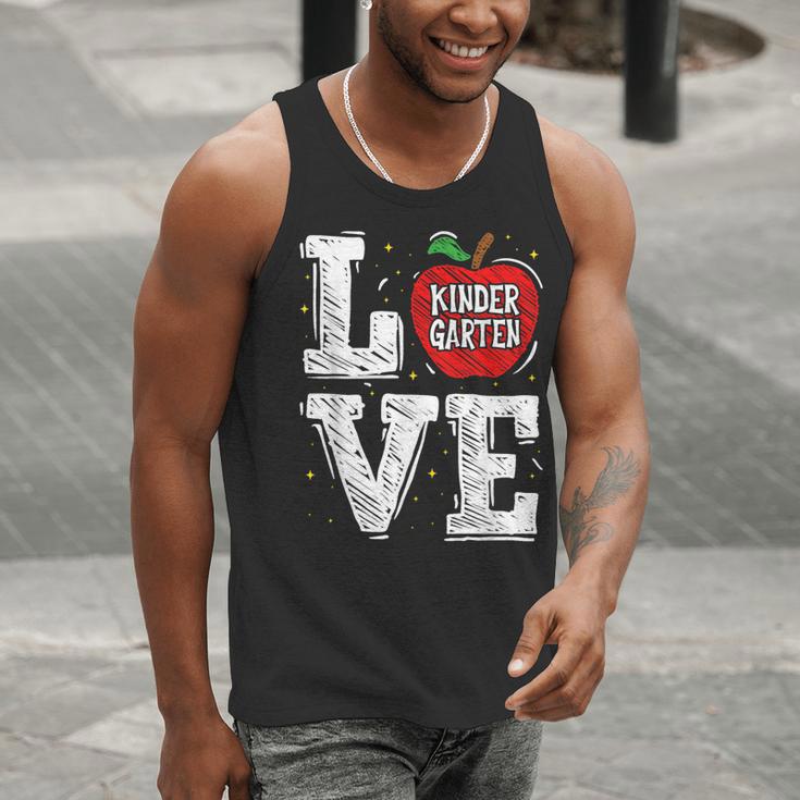 LOVE Kindergarten Teacher Student School Apple Men Tank Top, funny gift LOVE Kindergarten Teacher Student School Apple Men Tank Top, funny gift