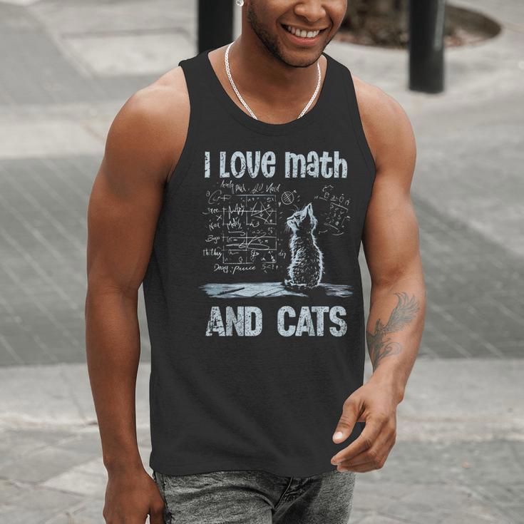 I Love Math And Cats Cat Lover Science Teacher Student Men Tank Top, Science Teacher Tank Tops, funny gift I Love Math And Cats Cat Lover Science Teacher Student Men Tank Top, Science Teacher Tank Tops, funny gift