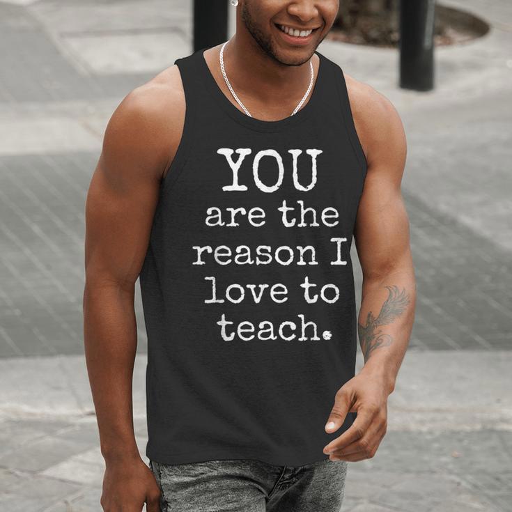 Love To Teach Positive Affirmation Kind Motivational Teacher Men Tank Top, funny gift