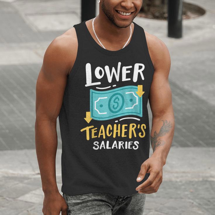 Lower Teacher's Salaries For Men Women Girls Kids Men Tank Top, funny gift Lower Teacher's Salaries For Men Women Girls Kids Men Tank Top, funny gift