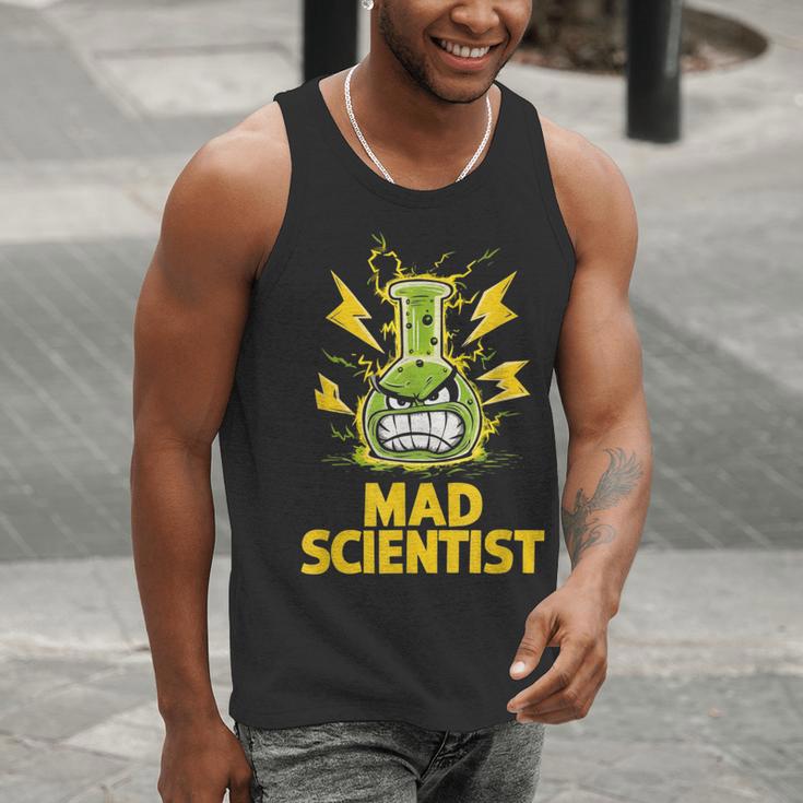 Mad Scientist Kids Youth Adult Science Teacher Chemistry Men Tank Top, Science Teacher Tank Tops, funny gift