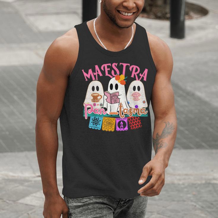 Maestra Pantasmas Conchas Teacher Mexican Halloween Men Tank Top, funny gift Maestra Pantasmas Conchas Teacher Mexican Halloween Men Tank Top, funny gift