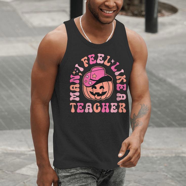 Man I Feel Like a Teacher Women Western Teacher Halloween Men Tank Top, funny gift Man I Feel Like a Teacher Women Western Teacher Halloween Men Tank Top, funny gift
