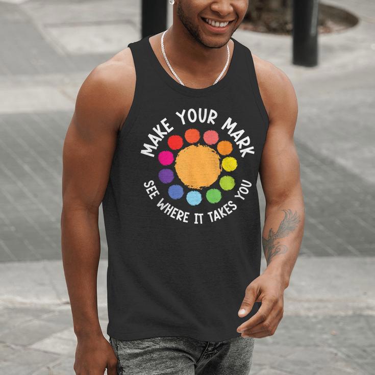 Make Your Mark For a International Dot Day Teacher Dot Lover Men Tank Top, funny gift Make Your Mark For a International Dot Day Teacher Dot Lover Men Tank Top, funny gift