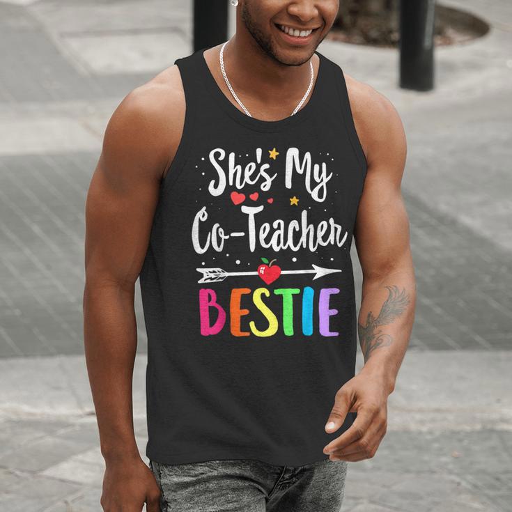 Matching Co-Teacher Best Friend She's My Bestie Work Team Men Tank Top, funny gift Matching Co-Teacher Best Friend She's My Bestie Work Team Men Tank Top, funny gift
