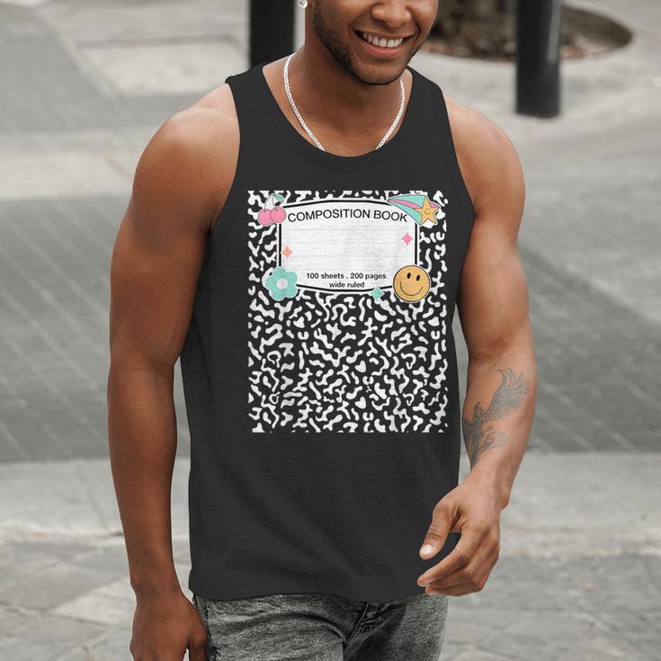 Matching Group Halloween Teacher Composition Book Notebook Men Tank Top, funny gift Matching Group Halloween Teacher Composition Book Notebook Men Tank Top, funny gift