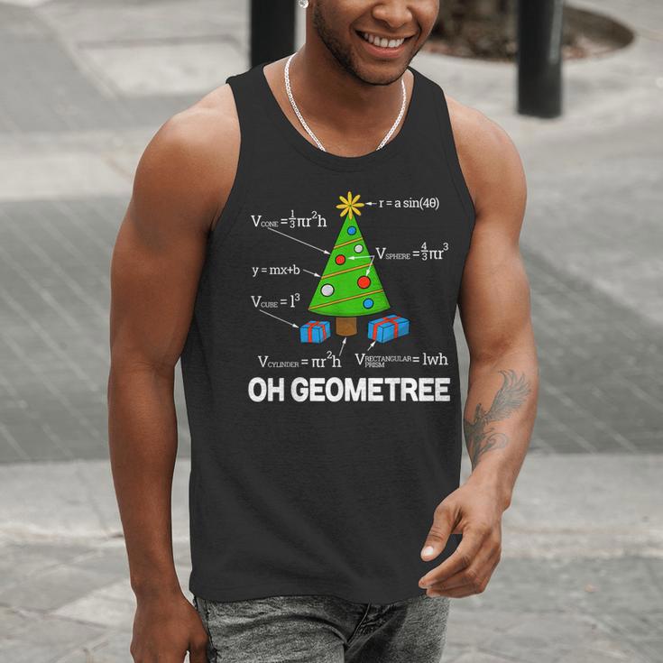Math Geometry Christmas Tree Geometree Teacher Men Tank Top, funny gift