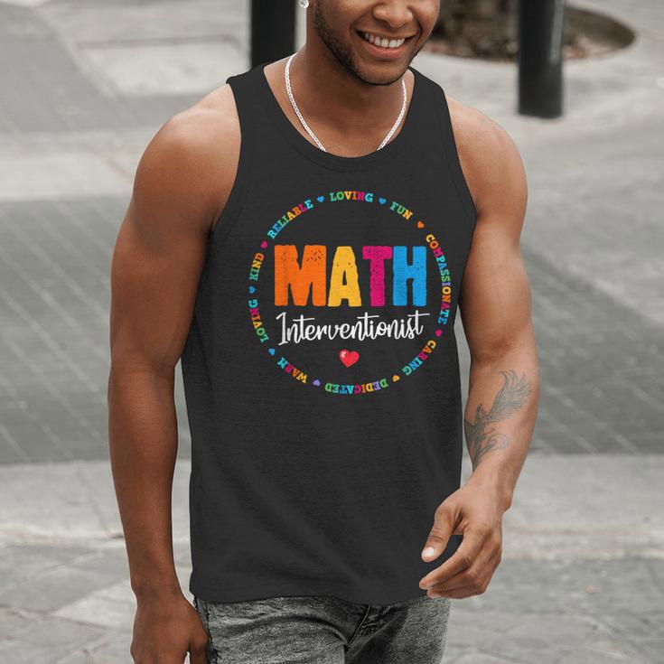Math Interventionist Teacher Coach Squad Mathematics STEM Men Tank Top, funny gift Math Interventionist Teacher Coach Squad Mathematics STEM Men Tank Top, funny gift