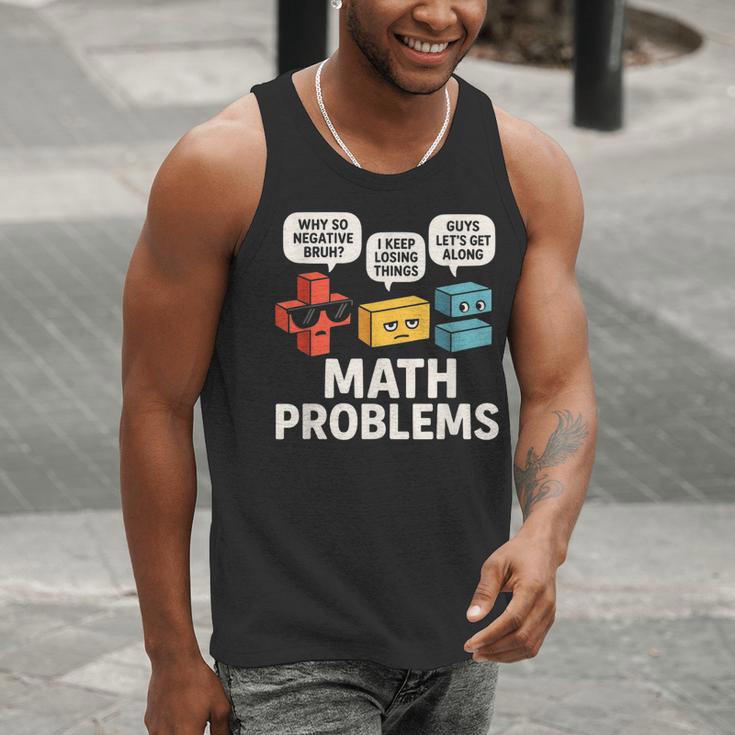 Math Problems Symbols Teacher Back To School Girl Boy Men Tank Top, funny gift Math Problems Symbols Teacher Back To School Girl Boy Men Tank Top, funny gift