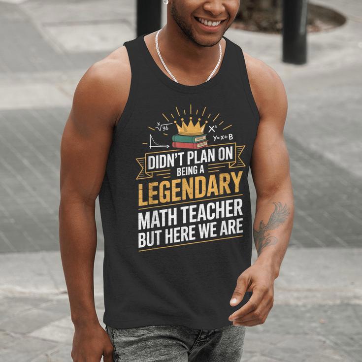 Math Teacher For Algebra Lovers Mathematics Men Tank Top, funny gift