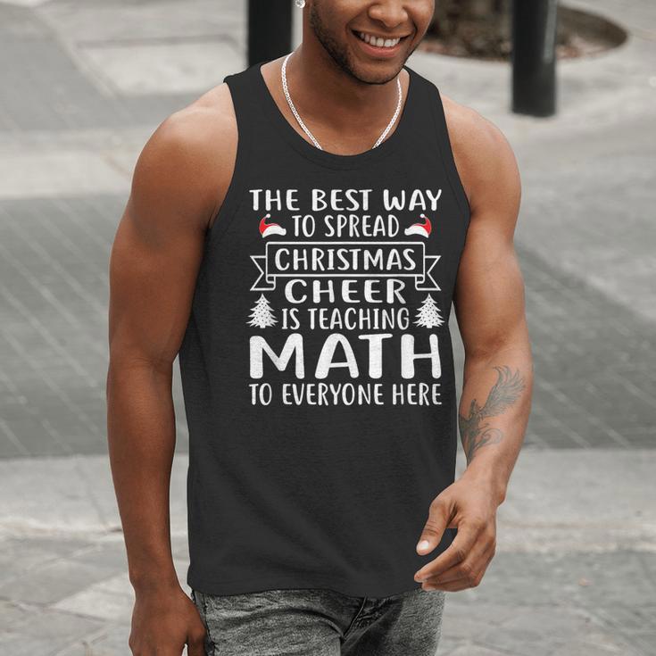 Math Teacher Christmas Mathematics Teacher Men Tank Top, funny gift