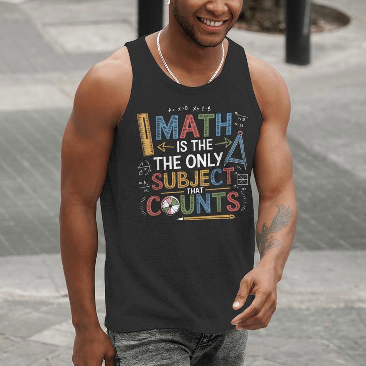 Math Teacher Mathematician Subject Mathematics Joke Men Tank Top, funny gift Math Teacher Mathematician Subject Mathematics Joke Men Tank Top, funny gift