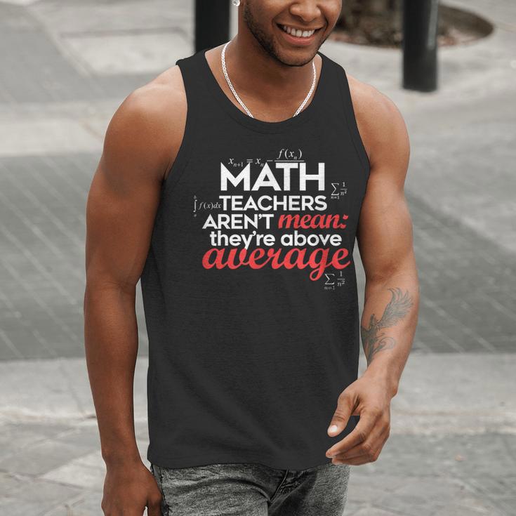 Math Teachers Aren't Mean Men Tank Top, funny gift Math Teachers Aren't Mean Men Tank Top, funny gift