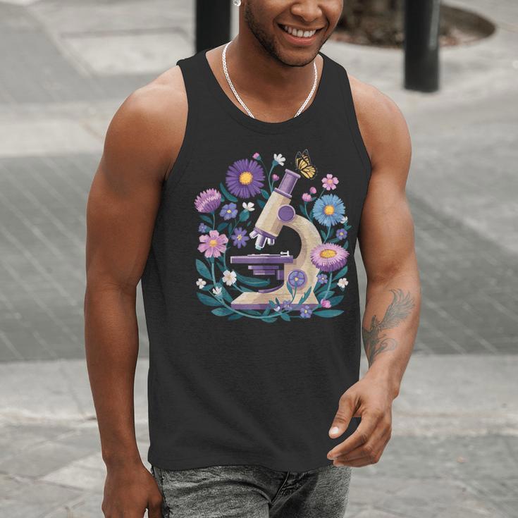 Microscope Flower Butterfly Biology Science Teacher Student Men Tank Top, Science Teacher Tank Tops, funny gift Microscope Flower Butterfly Biology Science Teacher Student Men Tank Top, Science Teacher Tank Tops, funny gift