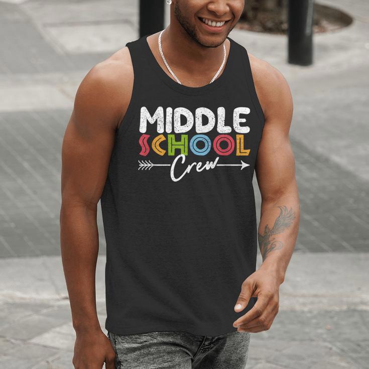 Middle School Crew Retro Teacher Student Vintage Men Tank Top, funny gift Middle School Crew Retro Teacher Student Vintage Men Tank Top, funny gift