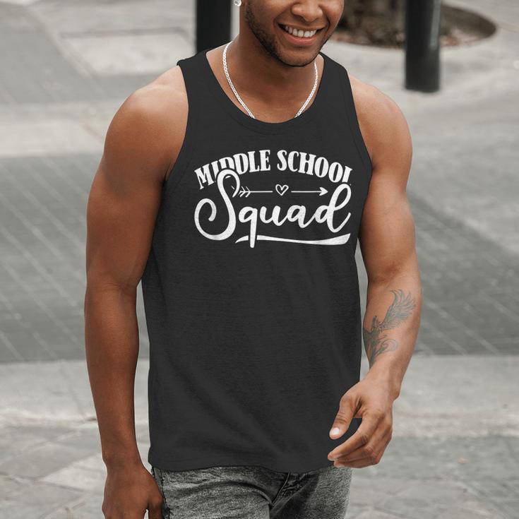 Middle School Squad Teacher Men Tank Top, funny gift Middle School Squad Teacher Men Tank Top, funny gift
