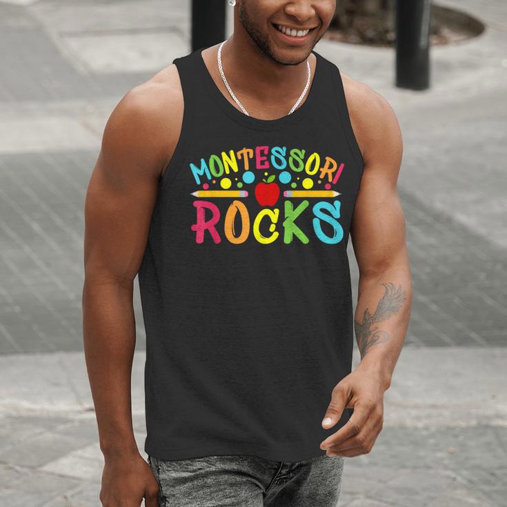 Montessori Rocks Montessori Teacher Back To School Men Tank Top, funny gift Montessori Rocks Montessori Teacher Back To School Men Tank Top, funny gift