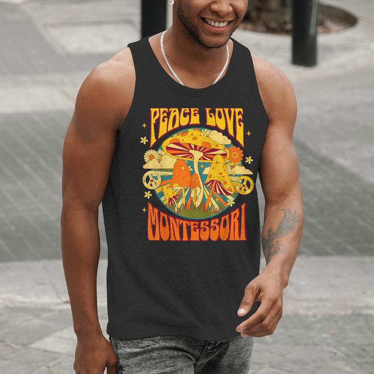 Montessori School Montessori Teacher Peace Love Montessori For Men Women Men Tank Top, funny gift Montessori School Montessori Teacher Peace Love Montessori For Men Women Men Tank Top, funny gift