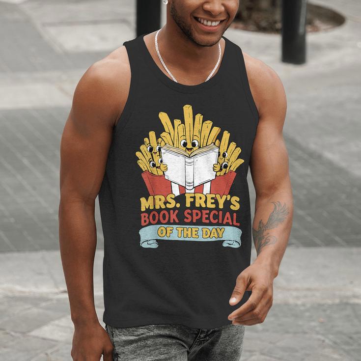 Mrs Frey Book Special Reading Elementary Teacher Men Tank Top, funny gift Mrs Frey Book Special Reading Elementary Teacher Men Tank Top, funny gift