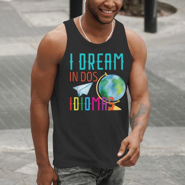 Multilingual Teacher In Dos Idiomas Linguist Language Men Tank Top, funny gift Multilingual Teacher In Dos Idiomas Linguist Language Men Tank Top, funny gift