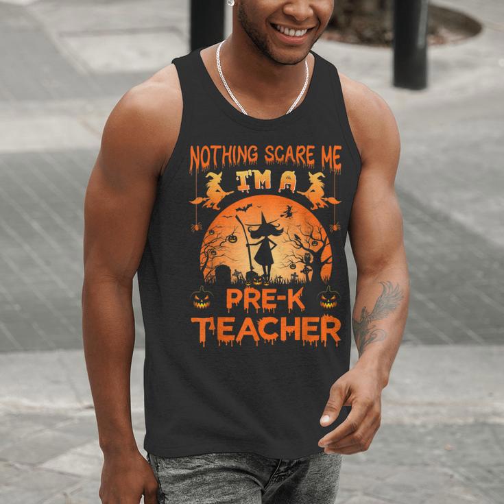 Nothing Scare Me I'm a Pre-k Teacher Matching Halloween For Men Women Men Tank Top, funny gift Nothing Scare Me I'm a Pre-k Teacher Matching Halloween For Men Women Men Tank Top, funny gift