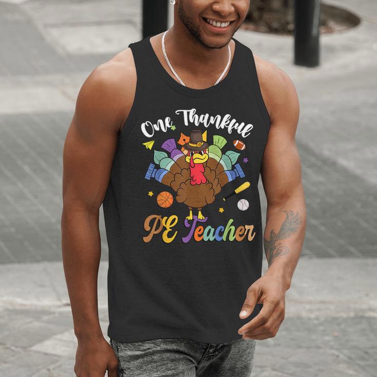 One Thankful PE Teacher Turkey Thanksgiving -Adults & Kids Classic Fit Polyester 100 Short Sleeve Men Tank Top, Pe Teacher Tank Tops, funny gift One Thankful PE Teacher Turkey Thanksgiving -Adults & Kids Classic Fit Polyester 100 Short Sleeve Men Tank Top, Pe Teacher Tank Tops, funny gift