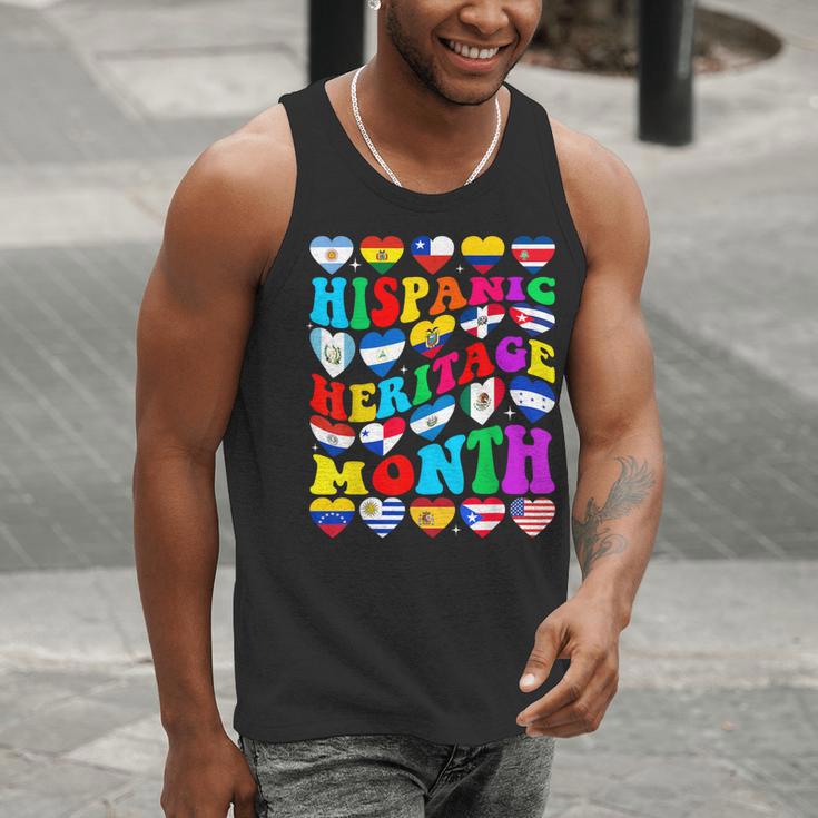 Hispanic Heritage Month 2025 Latino Puerto Rico Teacher Kids Men Tank Top, funny gift