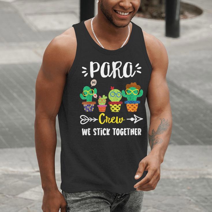 PARA Crew School Cactus Team PARA Teacher Squad For Men Women Kids Men Tank Top, funny gift PARA Crew School Cactus Team PARA Teacher Squad For Men Women Kids Men Tank Top, funny gift