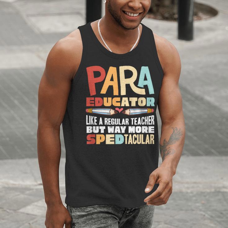Paraeducator Paraprofessional SPED Teacher Men Tank Top, funny gift