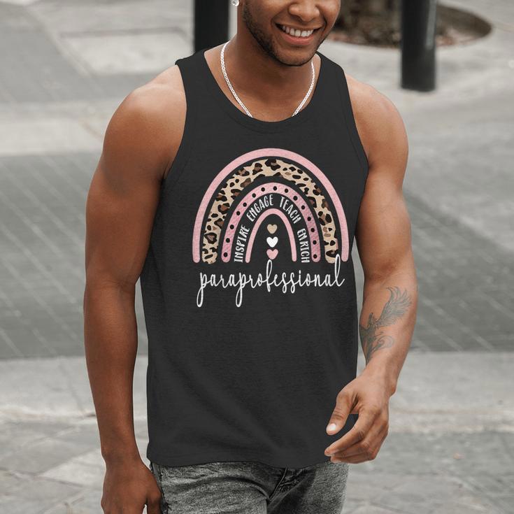 Paraprofessional Rainbow Para Teacher Parapro Men Tank Top, funny gift Paraprofessional Rainbow Para Teacher Parapro Men Tank Top, funny gift