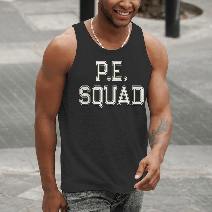 PE SQUAD Physical Education PE Teacher Team Kids Gym Crew Men Tank Top, Pe Teacher Tank Tops, funny gift