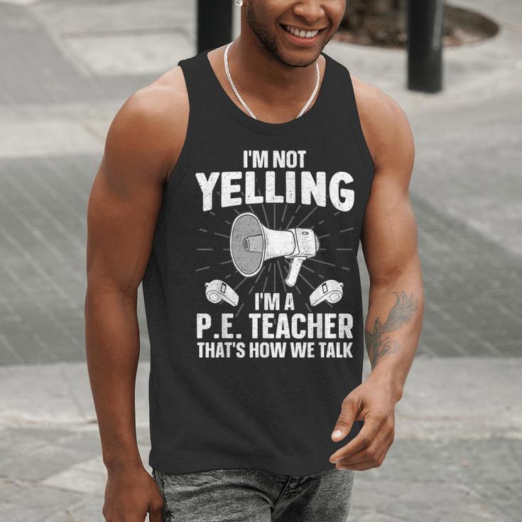 PE Teacher Art For Men Women Gym Teacher Physical Education Men Tank Top, Pe Teacher Tank Tops, funny gift