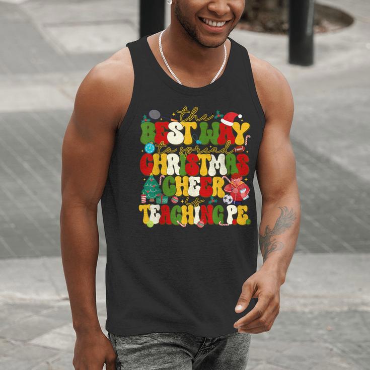 PE Teacher Christmas Holiday Men Tank Top, Pe Teacher Tank Tops, funny gift PE Teacher Christmas Holiday Men Tank Top, Pe Teacher Tank Tops, funny gift
