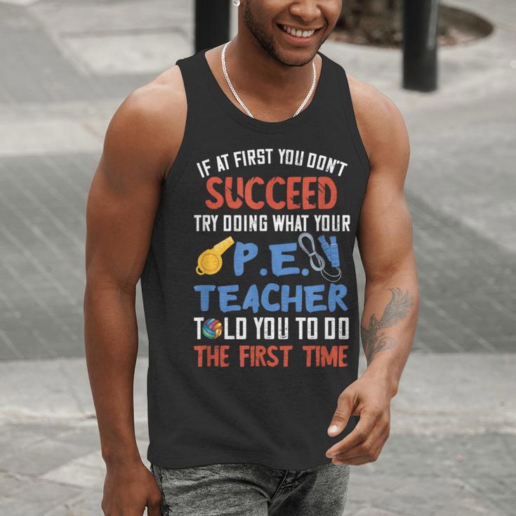 PE Teacher Succeed Sport Teacher School Fitness Gym Class Men Women Men Tank Top, Pe Teacher Tank Tops, funny gift PE Teacher Succeed Sport Teacher School Fitness Gym Class Men Women Men Tank Top, Pe Teacher Tank Tops, funny gift