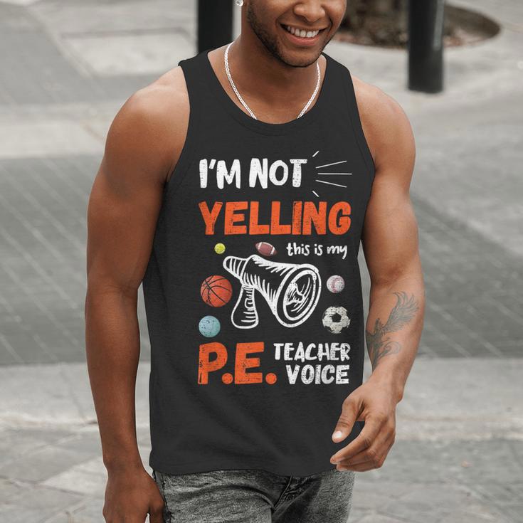 PE Teacher Voice PE Teacher School Fitness Class Men Tank Top, Pe Teacher Tank Tops, funny gift PE Teacher Voice PE Teacher School Fitness Class Men Tank Top, Pe Teacher Tank Tops, funny gift