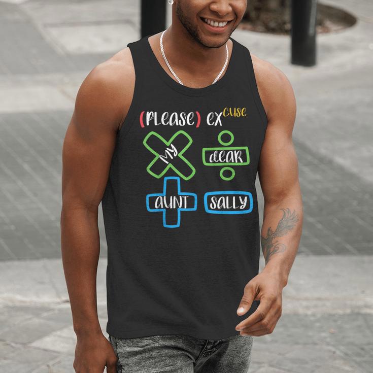 PEMDAS Please Excuse My Dear Aunt Sally Math Teacher Men Tank Top, funny gift PEMDAS Please Excuse My Dear Aunt Sally Math Teacher Men Tank Top, funny gift